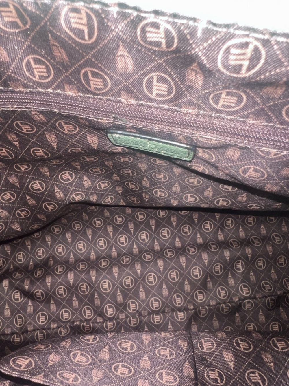 NWT.  London Fog Sophia Pebble Tote Olive Green. - Picture 6 of 7